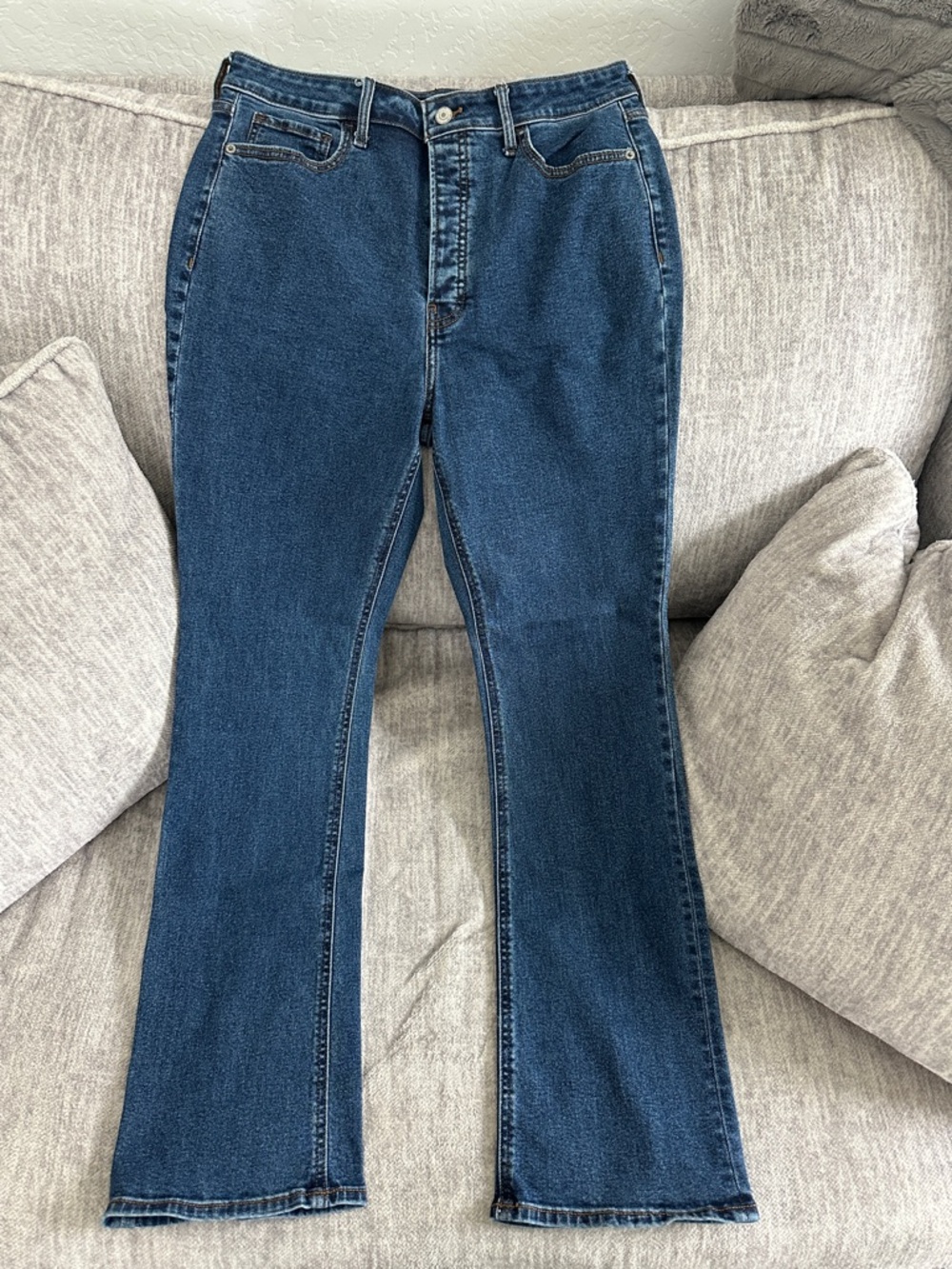 Old Navy Women's Dark Blue Boot Cut Jeans